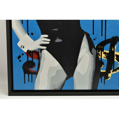 PEGASUS - CHRIS TURNER 'KATE MOSS II' Large Original Oil on Canvas