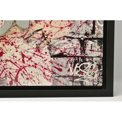 Mr Sly Original Large Signed Mixed Media on Canvas Elton John (cost £4995)