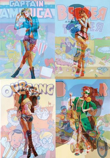 Stuart McAlpine Miller Leader of the Pack Limited Edition set of 4 Signed Prints