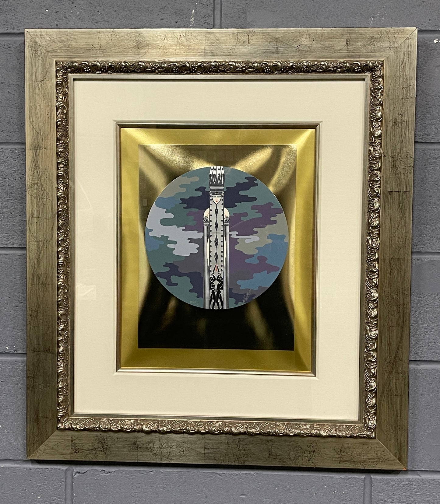 Very Rare Erté 'L' Indifference' signed and number Limited Edition Artist's Proof Painting