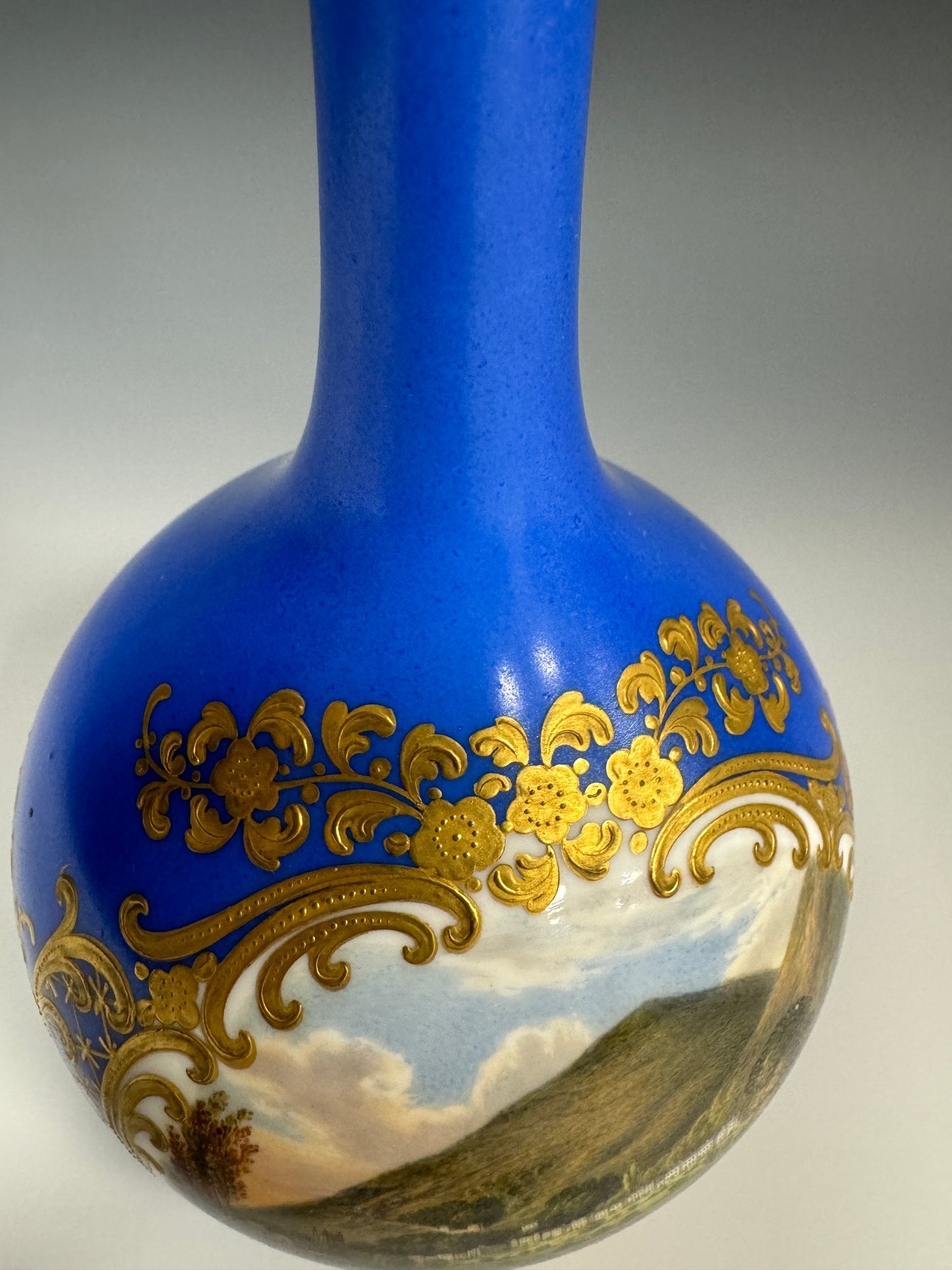 Rare Chamberlain Chamberlains Royal Worcester Antique Scent Bottle Malvern c1840