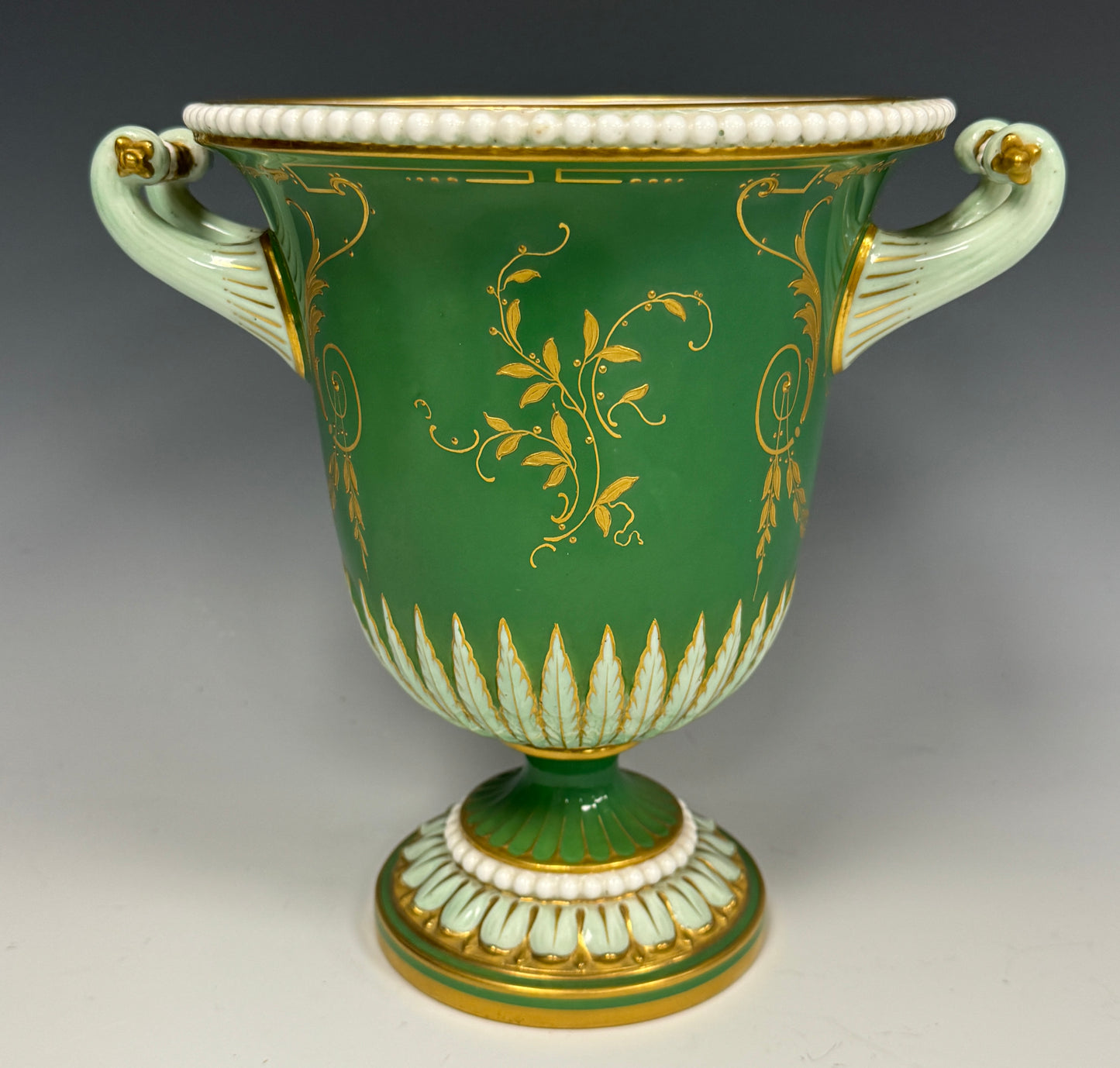 Stunning Royal Worcester Fruit Painted Twin Handled Vase Signed Sebright c1900