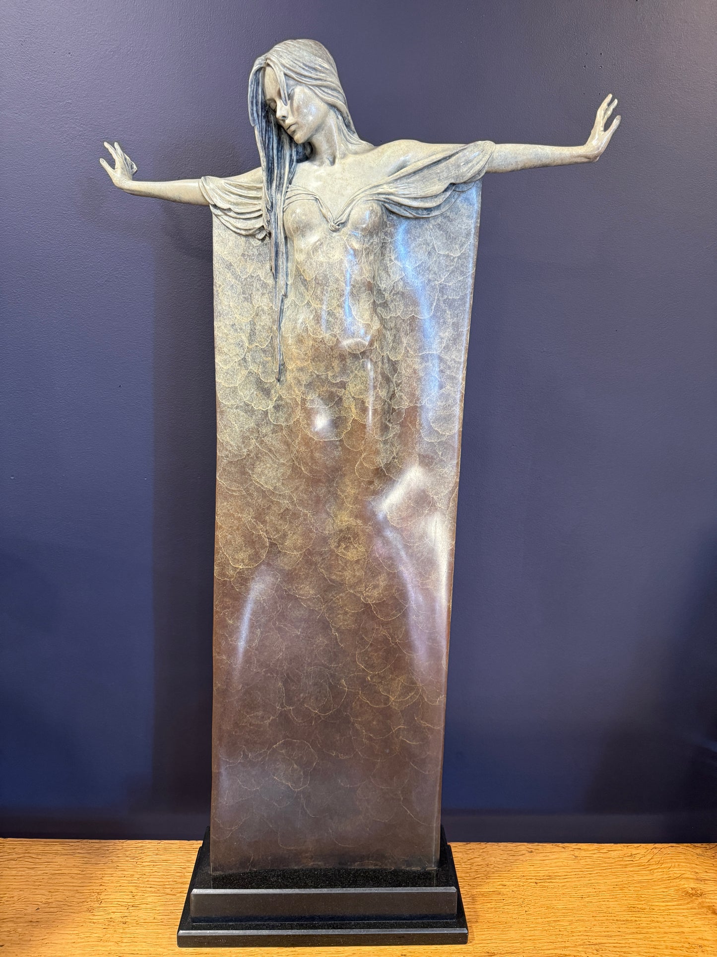 Michael James Talbot Bronze Sculpture Ophelia Signed Ltd 8/12