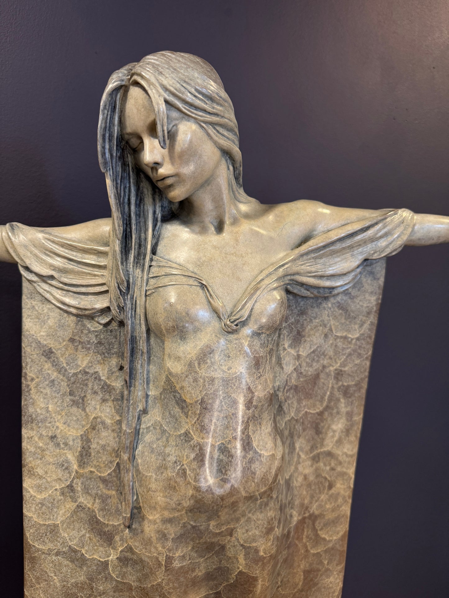 Michael James Talbot Bronze Sculpture Ophelia Signed Ltd 8/12
