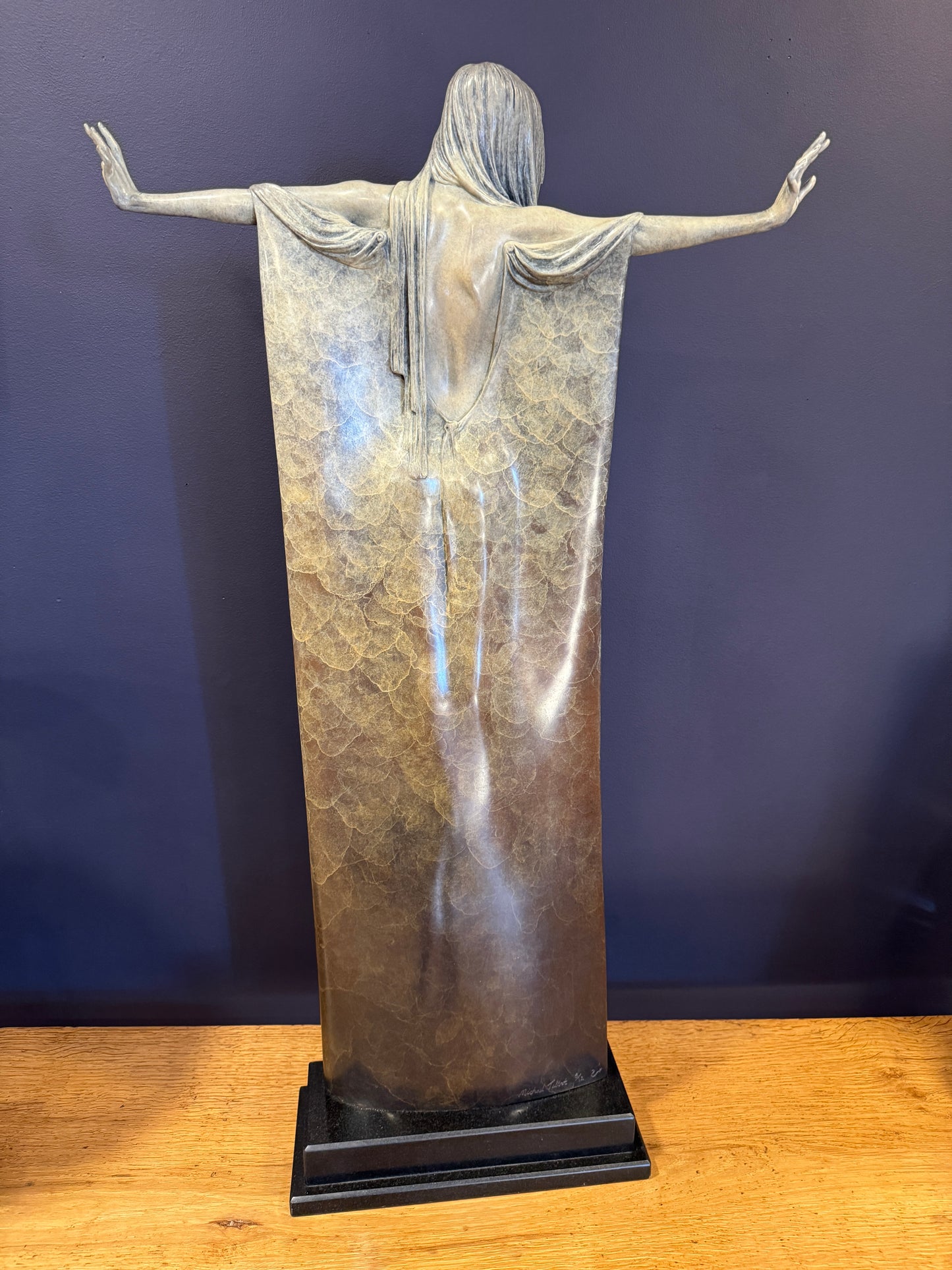 Michael James Talbot Bronze Sculpture Ophelia Signed Ltd 8/12