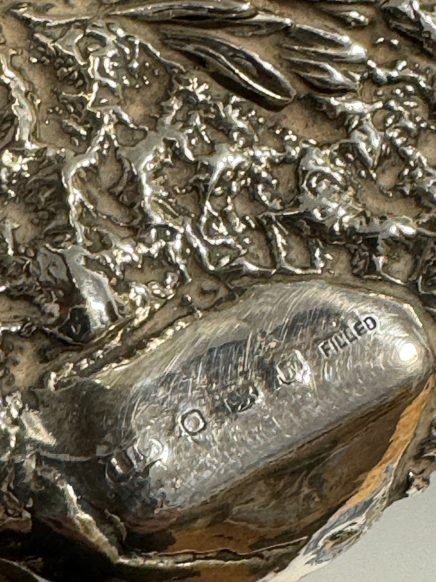 A Stunning Hallmarked Silver Figurine Model of a Stag Signed Tom Mackie