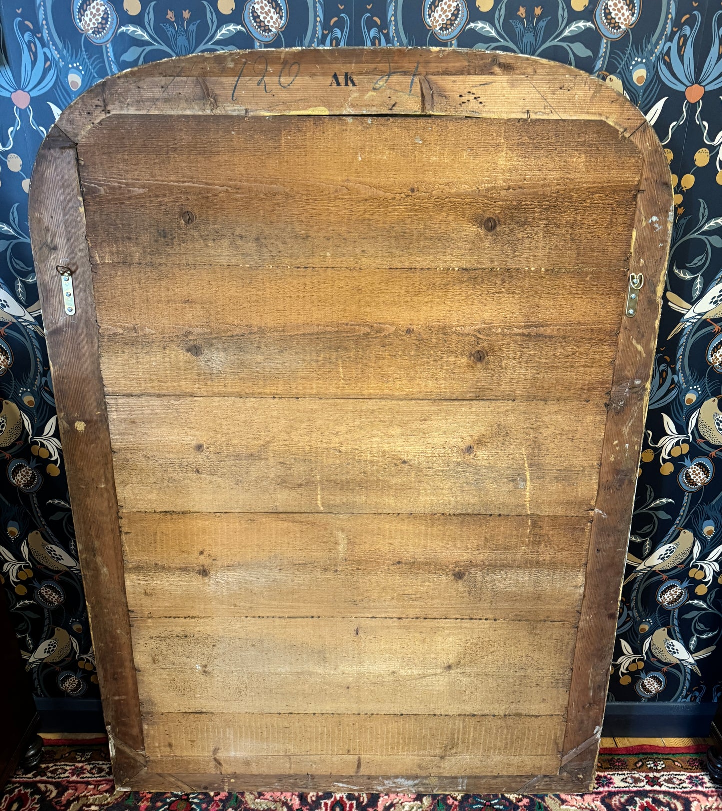 Stunning Large Antique Victorian Decorative Gilt Gesso Wooden Framed Mirror