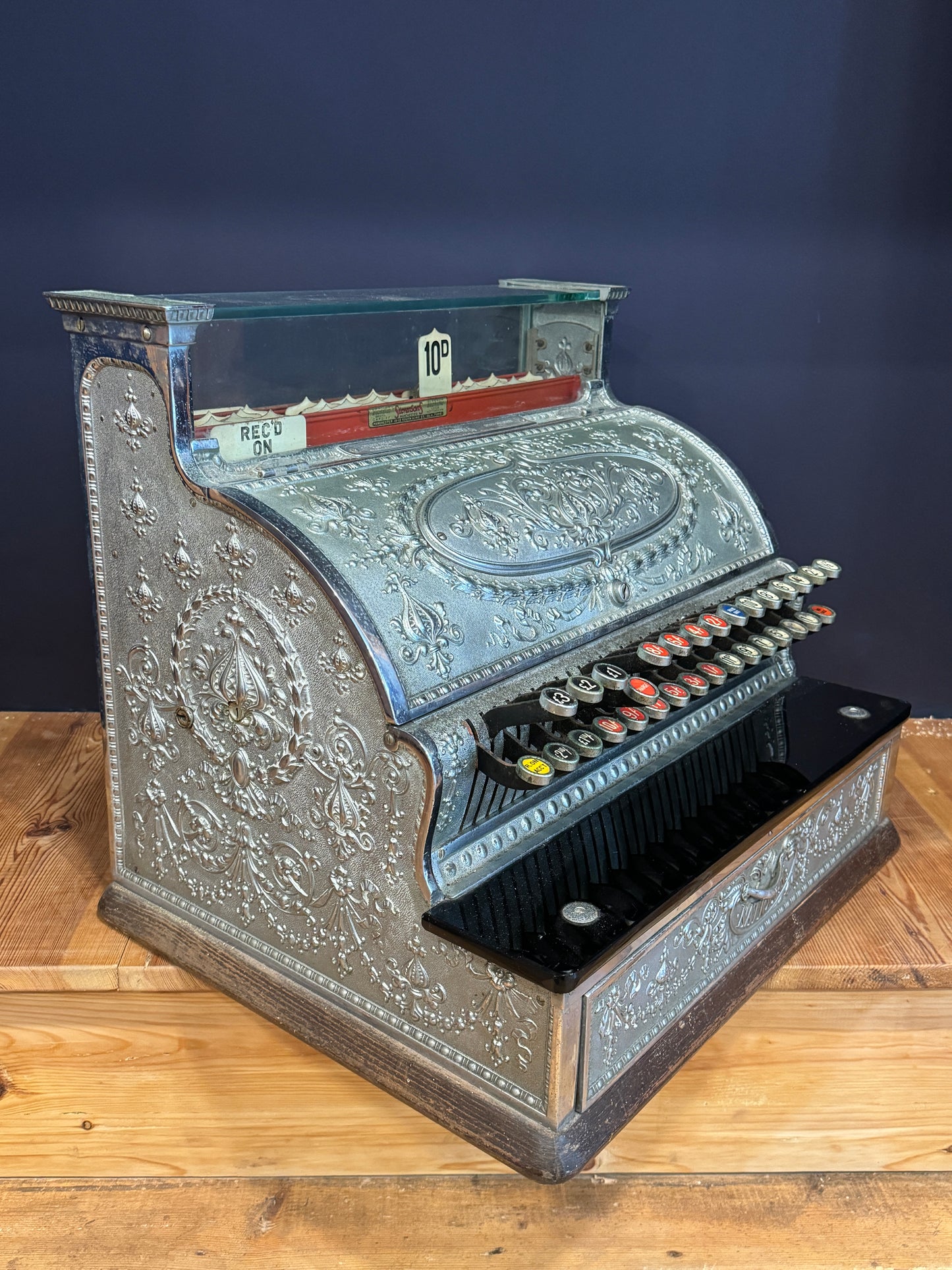 Antique National Cash Register / Shop Till