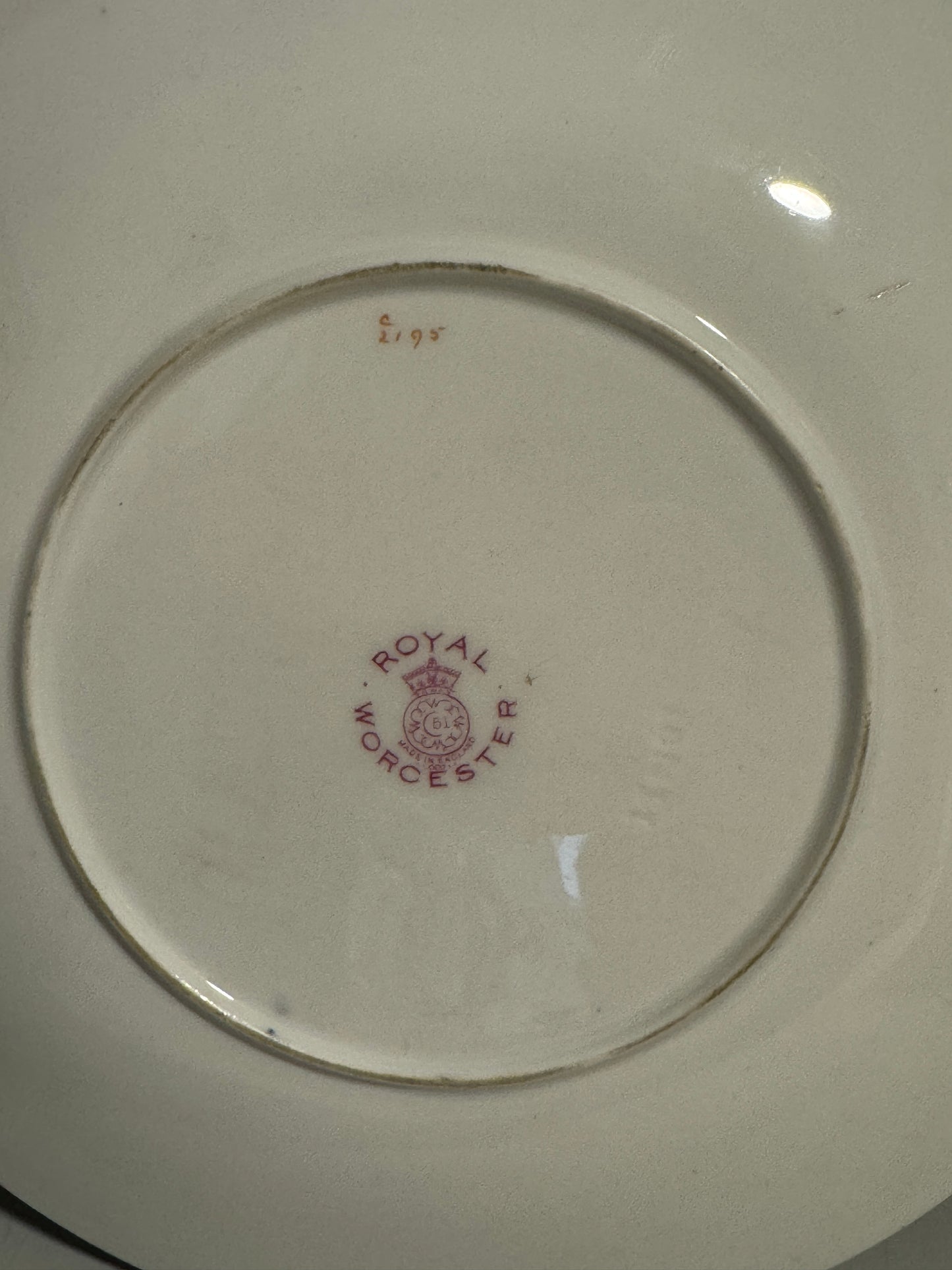 Stunning Royal Worcester Hand Painted Fruit Cabinet Plate Signed Sebright c1936
