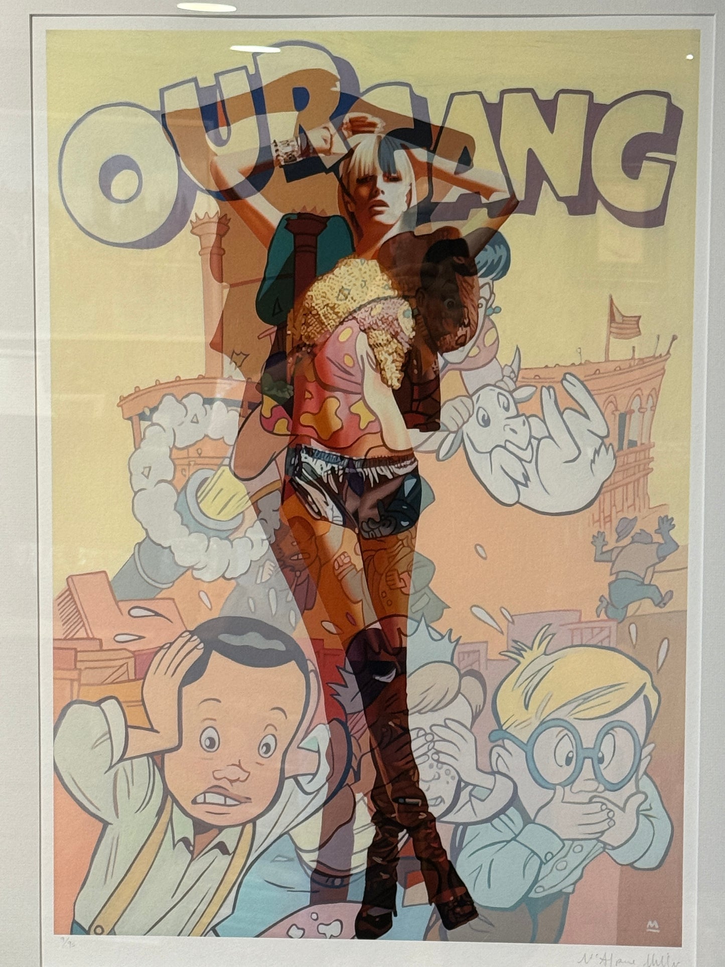 Stuart McAlpine Miller Leader of the Pack Signed Limited Ed Framed Print 9/95
