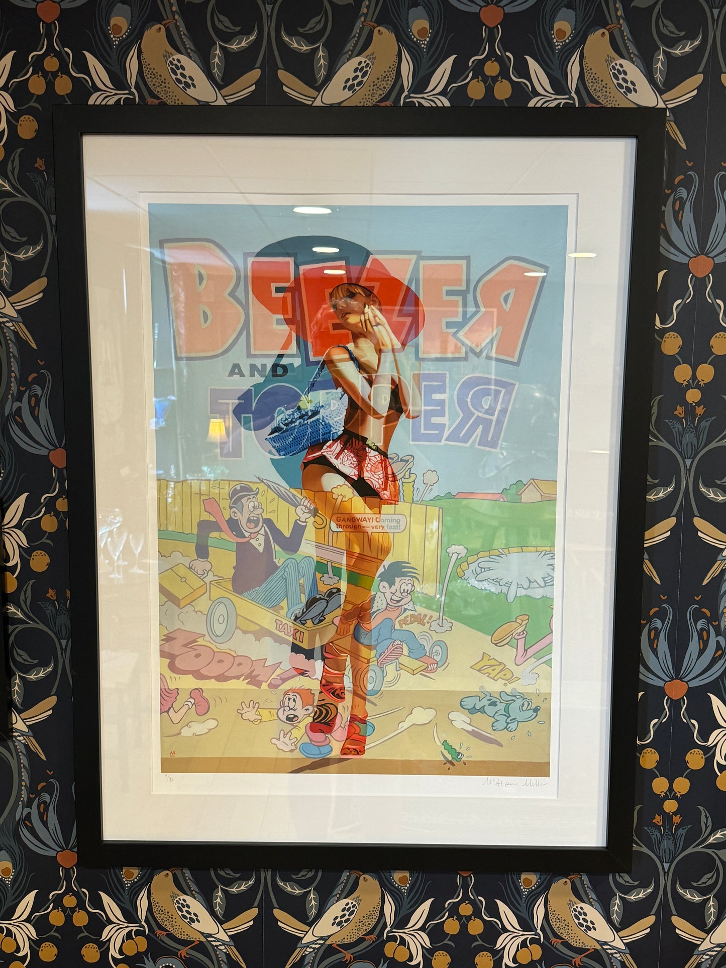 Stuart McAlpine Miller Leader of the Pack Signed Limited Ed Framed Print 9/95