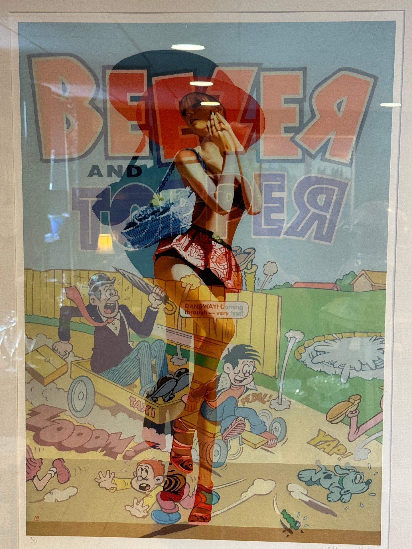 Stuart McAlpine Miller Leader of the Pack Signed Limited Ed Framed Print 9/95