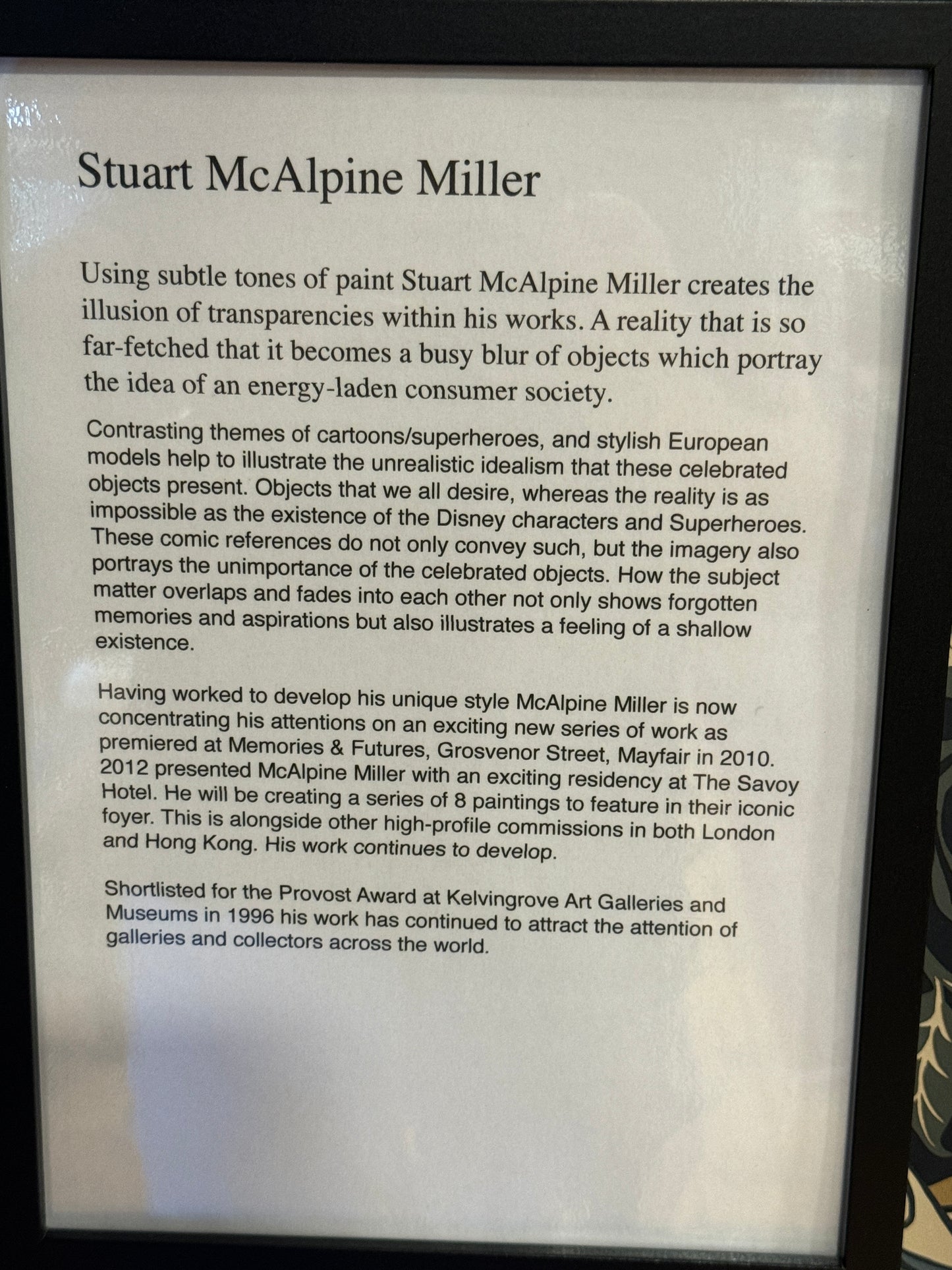 Stuart McAlpine Miller Leader of the Pack Signed Limited Ed Framed Print 9/95