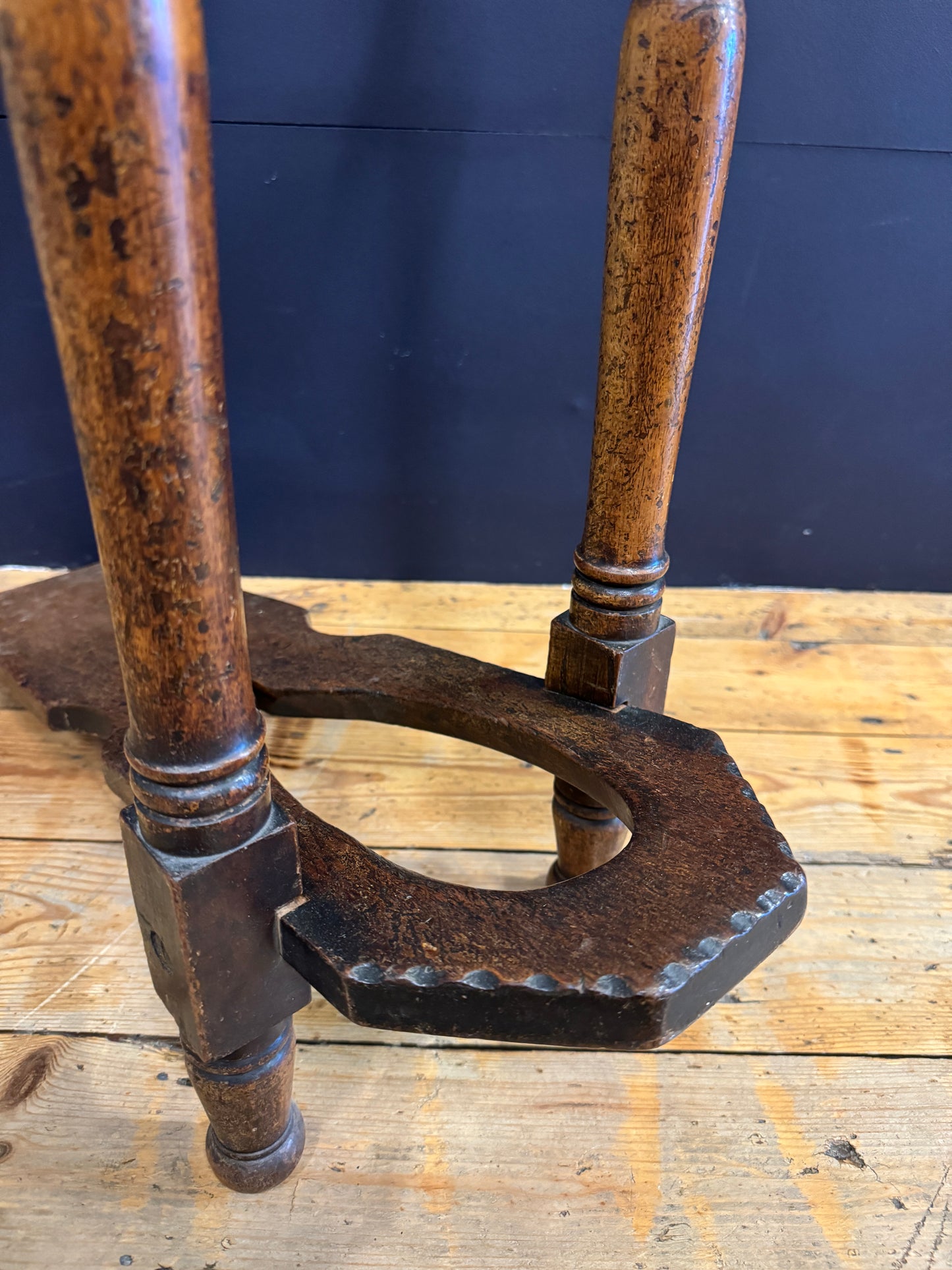 A Large 19th Century Oak Country House Boot Jack c1860