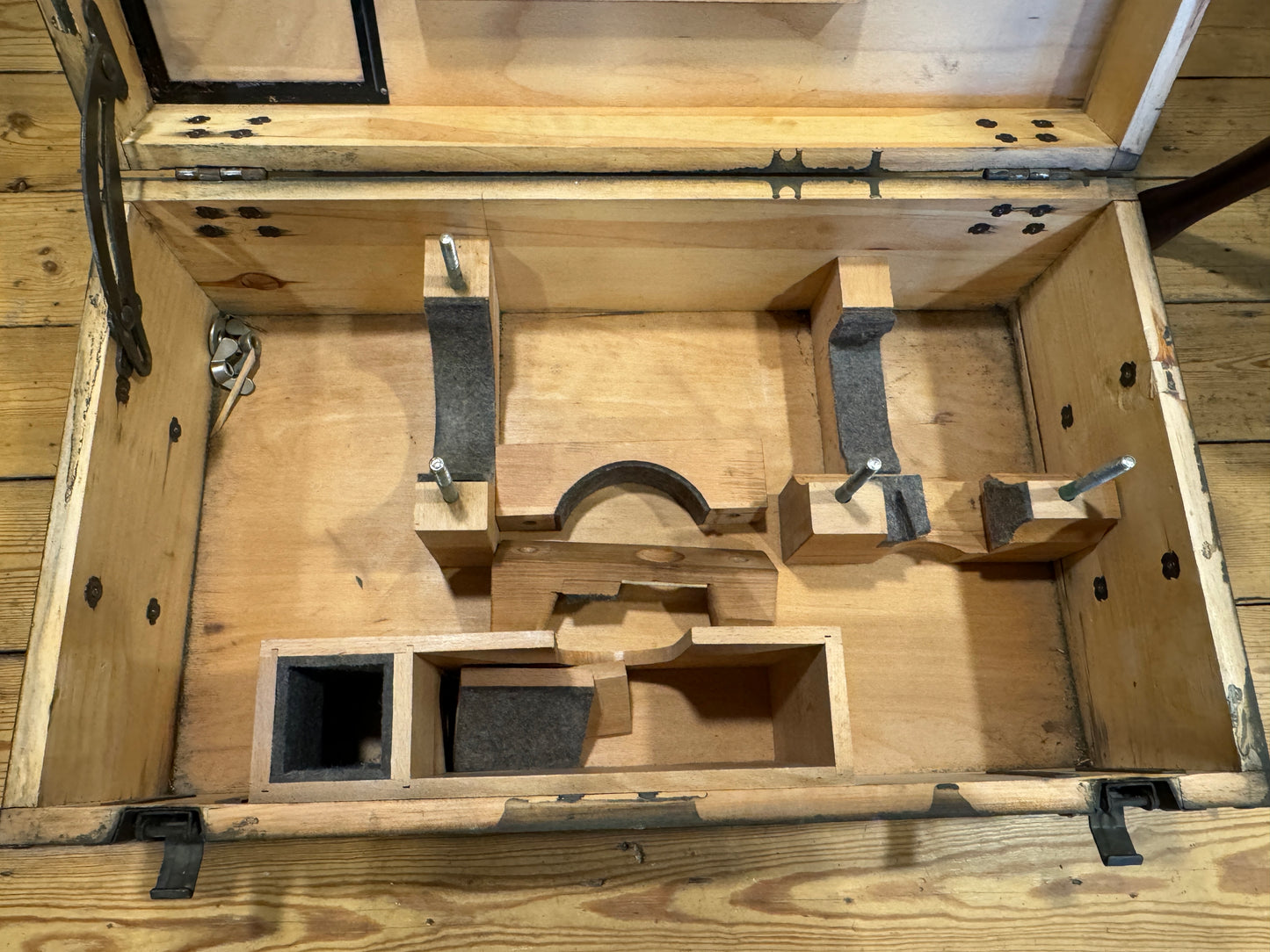 Rare German Military Cold War Steinheil Periscope / Binocular on Tripod & Box