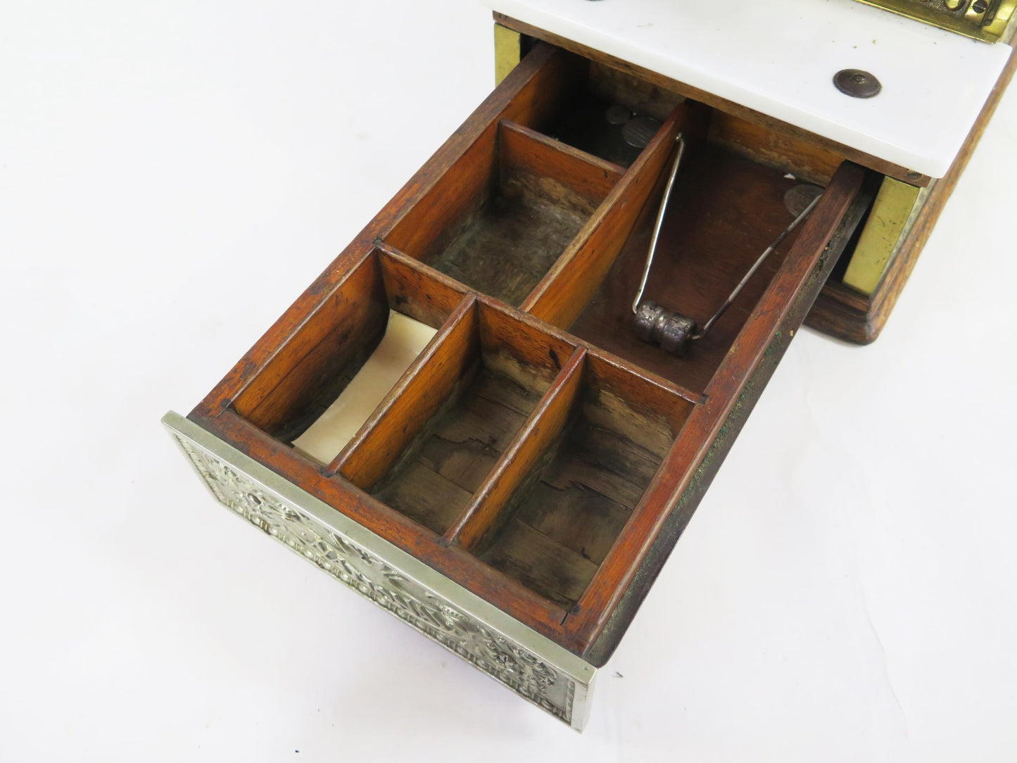 An Antique Brass National Cash Register