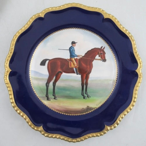 Exceptionally Rare Royal Worcester Hand Painted Cabinet Plate Signed Harry Davis