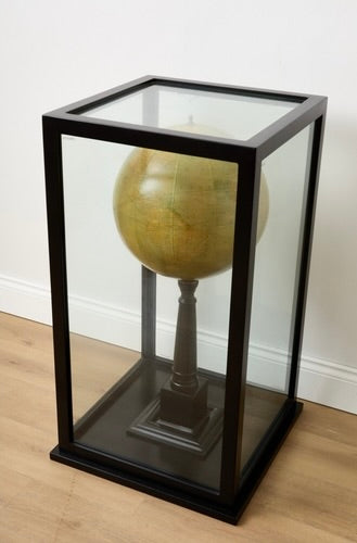 A Fabulous Unusual Large Floor Standing Encased Antique Style World Globe