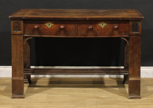 An 18th Century Vernacular Oak Side Table / Desk