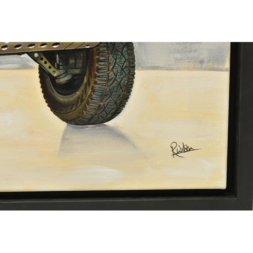 ROZ WILSON (BRITISH 1960) MERCEDES G WAGON Large Original Oil on Canvas Signed