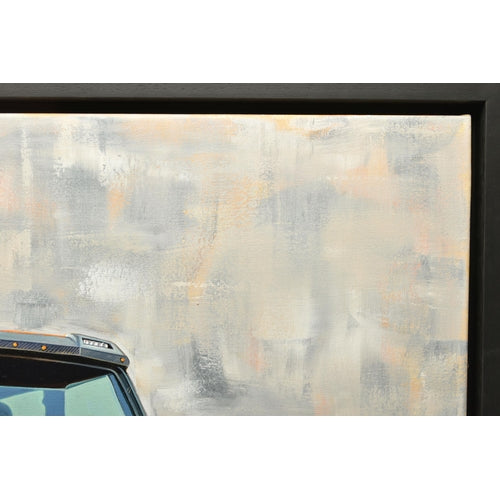 ROZ WILSON (BRITISH 1960) MERCEDES G WAGON Large Original Oil on Canvas Signed