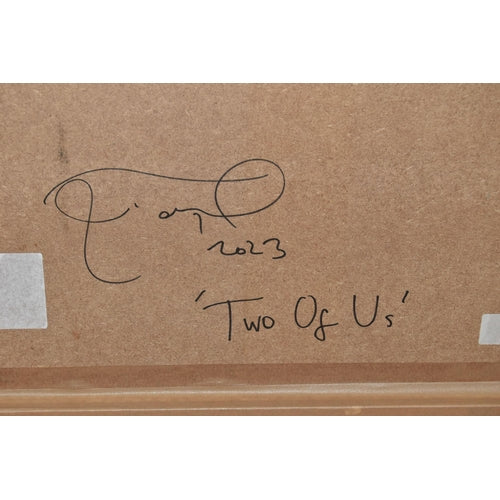 STEPHEN FORD Original Signed Oil on Board 'TWO OF US' Orangutan and Baby