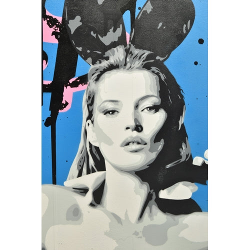 PEGASUS - CHRIS TURNER 'KATE MOSS II' Large Original Oil on Canvas