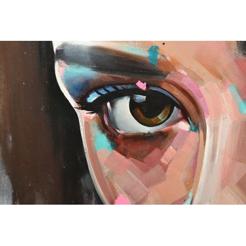Rich Parker 'Perception' Large Original Acrylic Painting On Canvas Signed