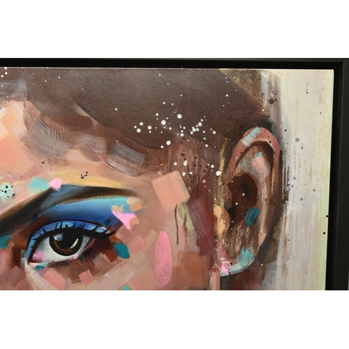 Rich Parker 'Perception' Large Original Acrylic Painting On Canvas Signed