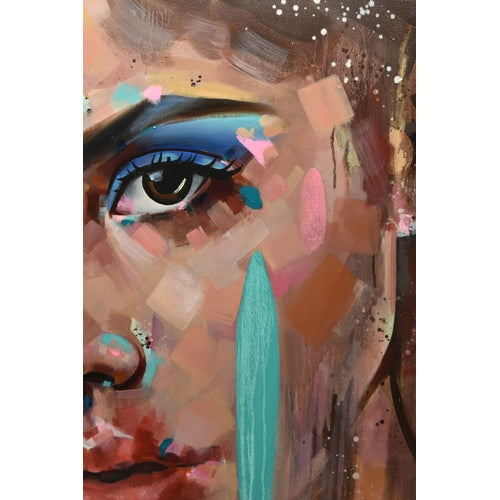 Rich Parker 'Perception' Large Original Acrylic Painting On Canvas Signed