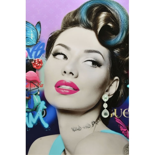 Miss Mash 'London Rebel' Mixed Media Original Signed Painting (originally £2750)