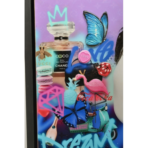 Miss Mash 'London Rebel' Mixed Media Original Signed Painting (originally £2750)