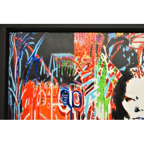Richard Zarzi 'Kate Moss II' Original Signed Mixed Media on Canvas (Cost £3950)