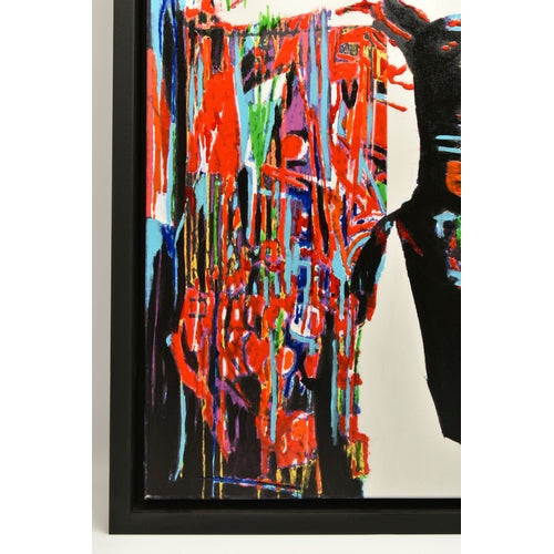 Richard Zarzi 'Kate Moss II' Original Signed Mixed Media on Canvas (Cost £3950)