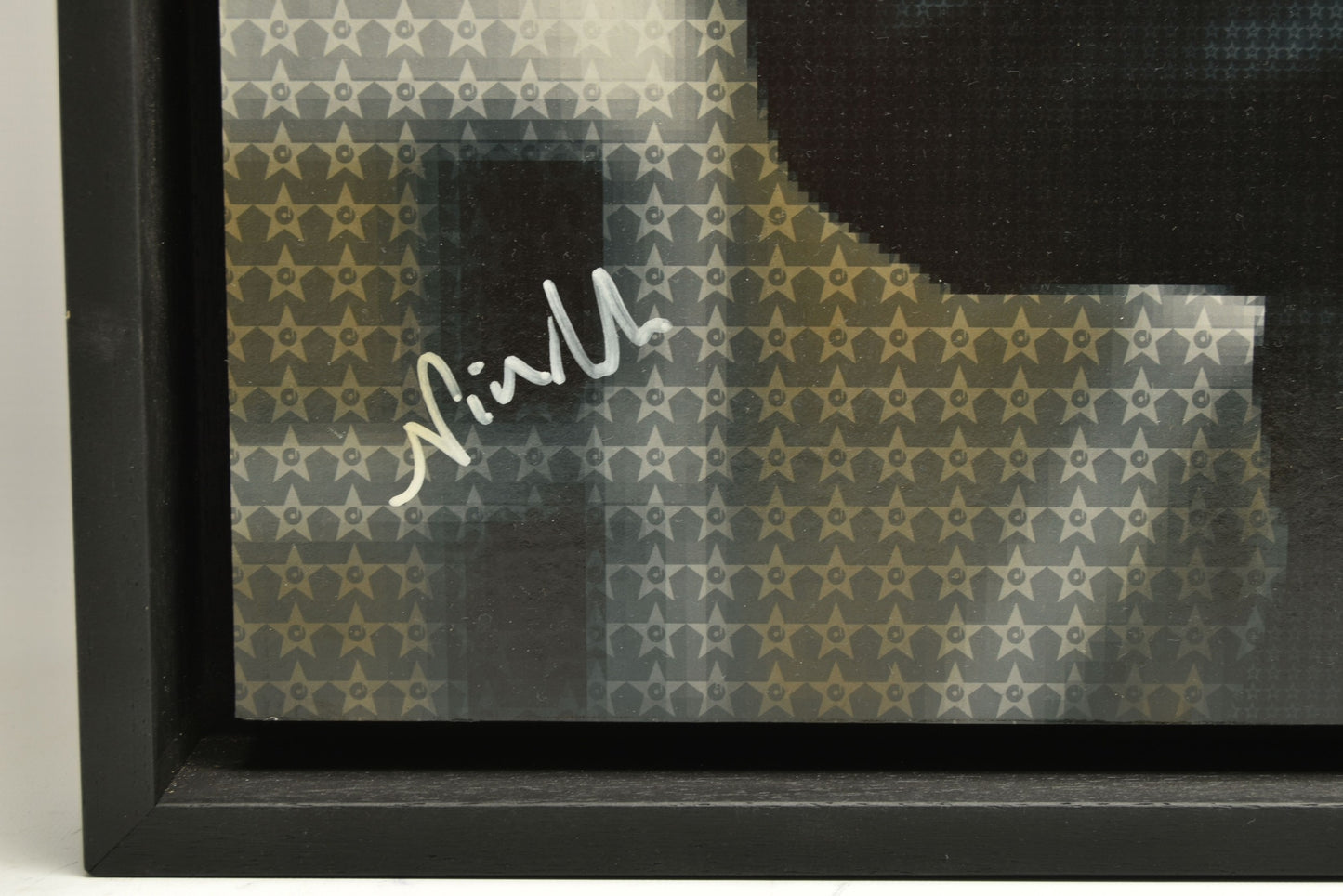NICK HOLDSWORTH (BRITISH ) 'SINATRA' Portrait Signed Mixed Media Original