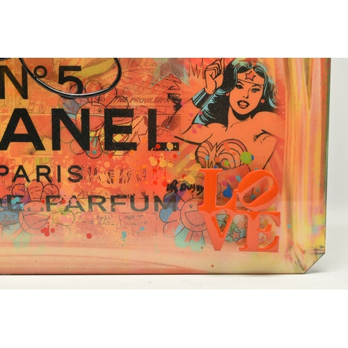 URI DUSHY (ISRAEL 1963) Original Mixed Media on Aluminium Chanel Mickey Mouse