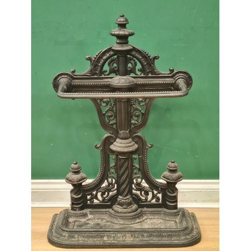 A Victorian Cast Iron Stick Stand from the Falkirk Foundry