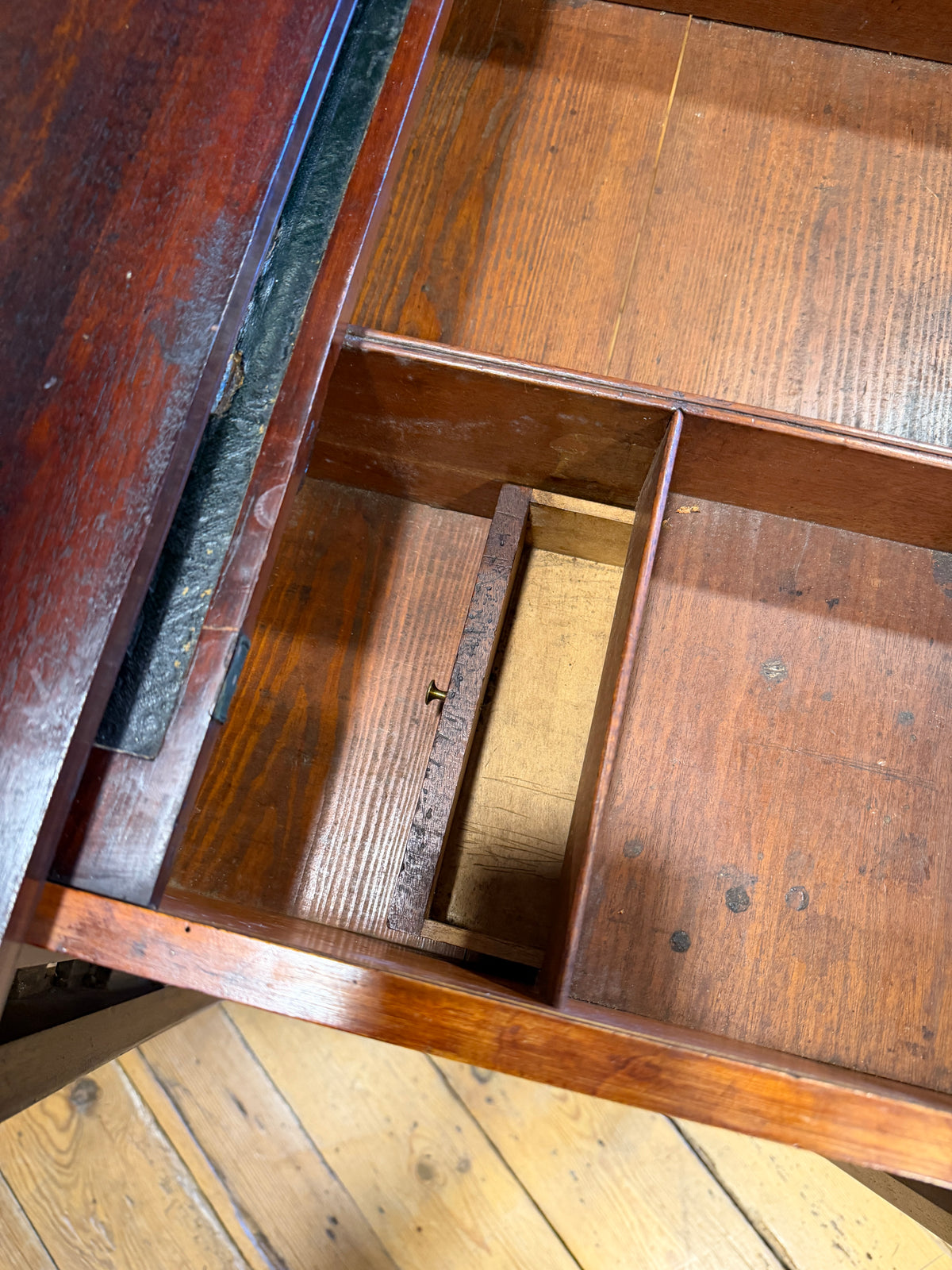 Rare Antique Georgian Mahogany Metamorphic Architects Desk / Rent Table c1830