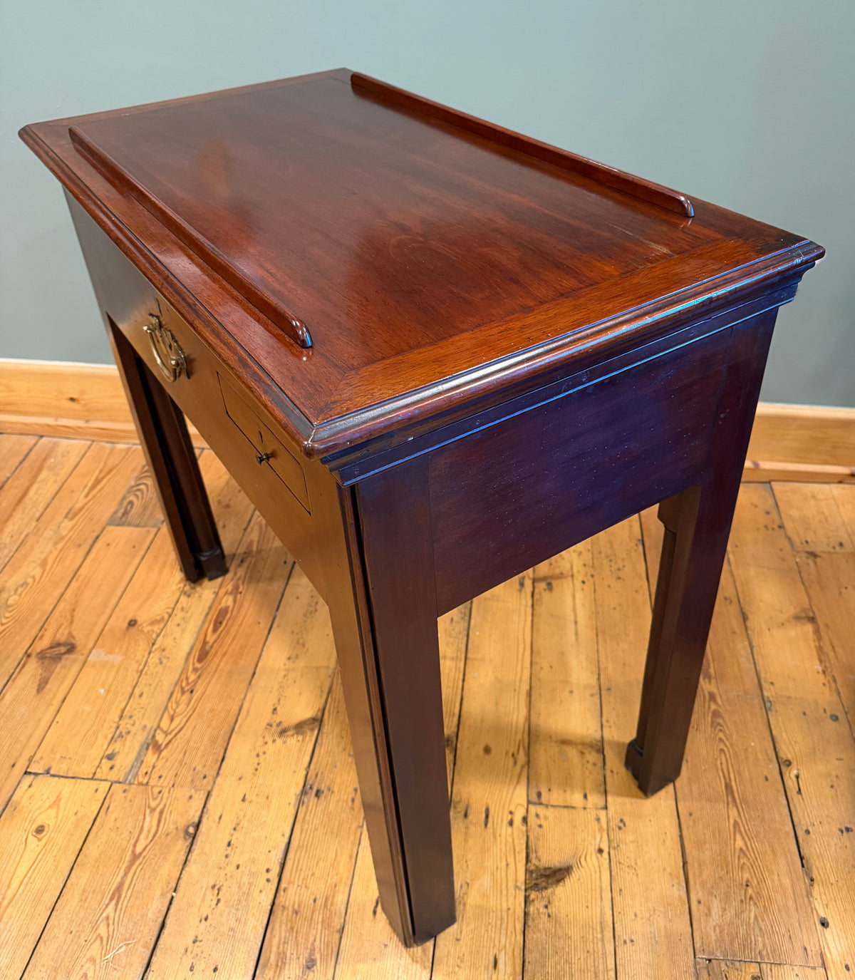 Rare Antique Georgian Mahogany Metamorphic Architects Desk / Rent Table c1830