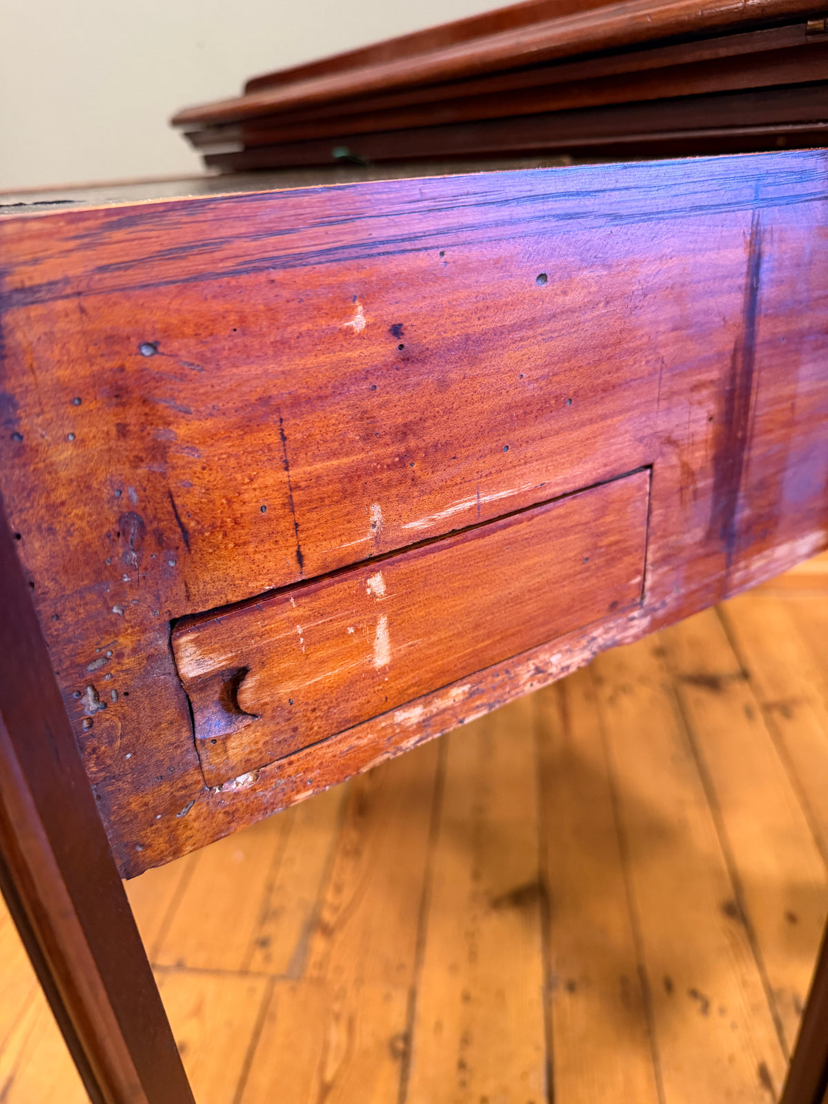 Rare Antique Georgian Mahogany Metamorphic Architects Desk / Rent Table c1830