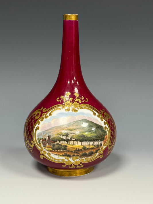 Rare Chamberlain Chamberlains Royal Worcester Antique Scent Bottle Malvern c1840