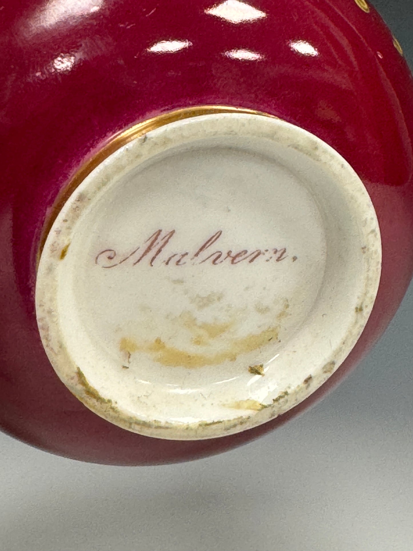 Rare Chamberlain Chamberlains Royal Worcester Antique Scent Bottle Malvern c1840
