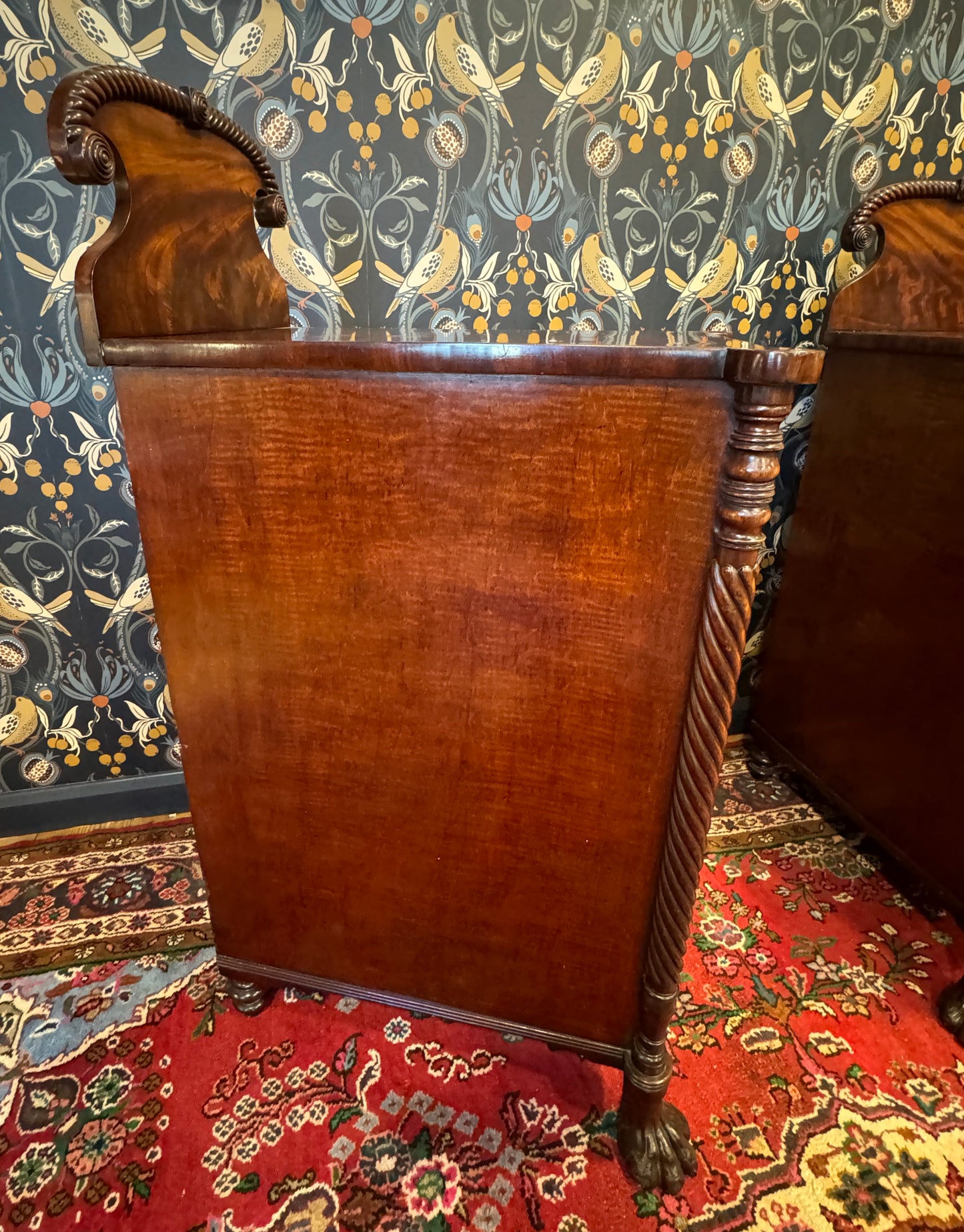 Superb Pair 19th Century Pedestal Bedside / Lamp Tables