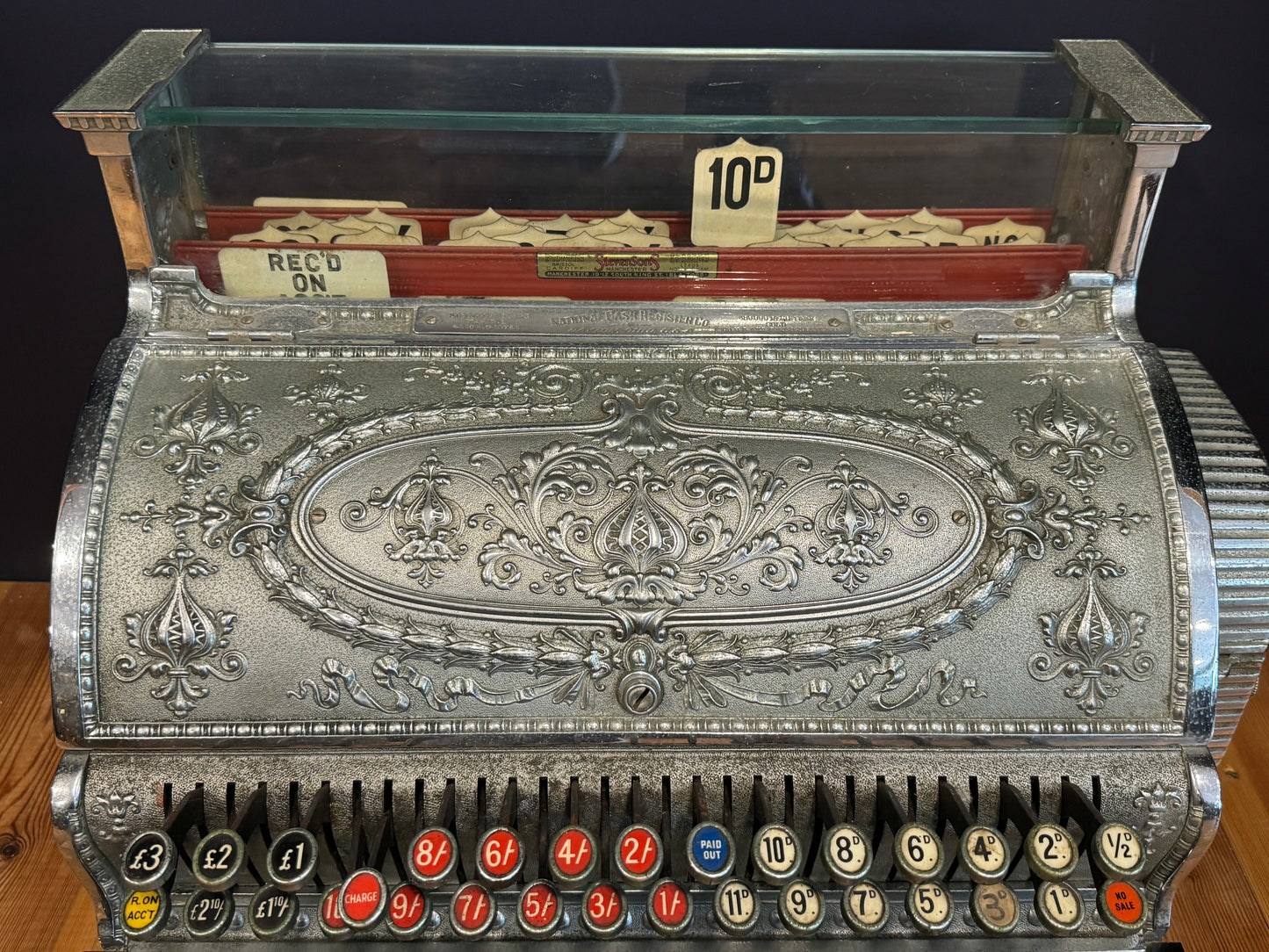 Antique National Cash Register / Shop Till