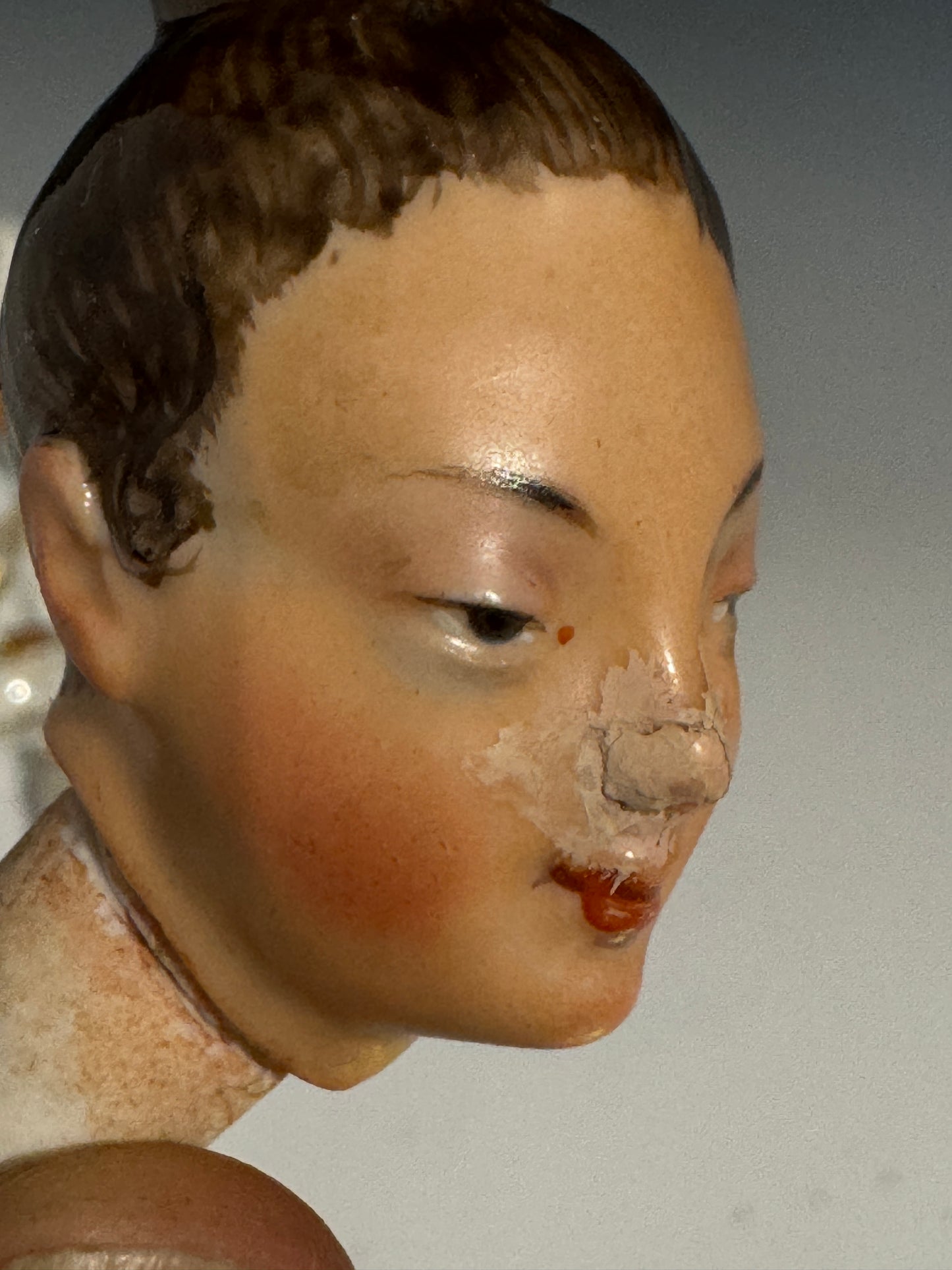 A Pair of Jacob Petit Porcelain Figural Scent Bottles c1840