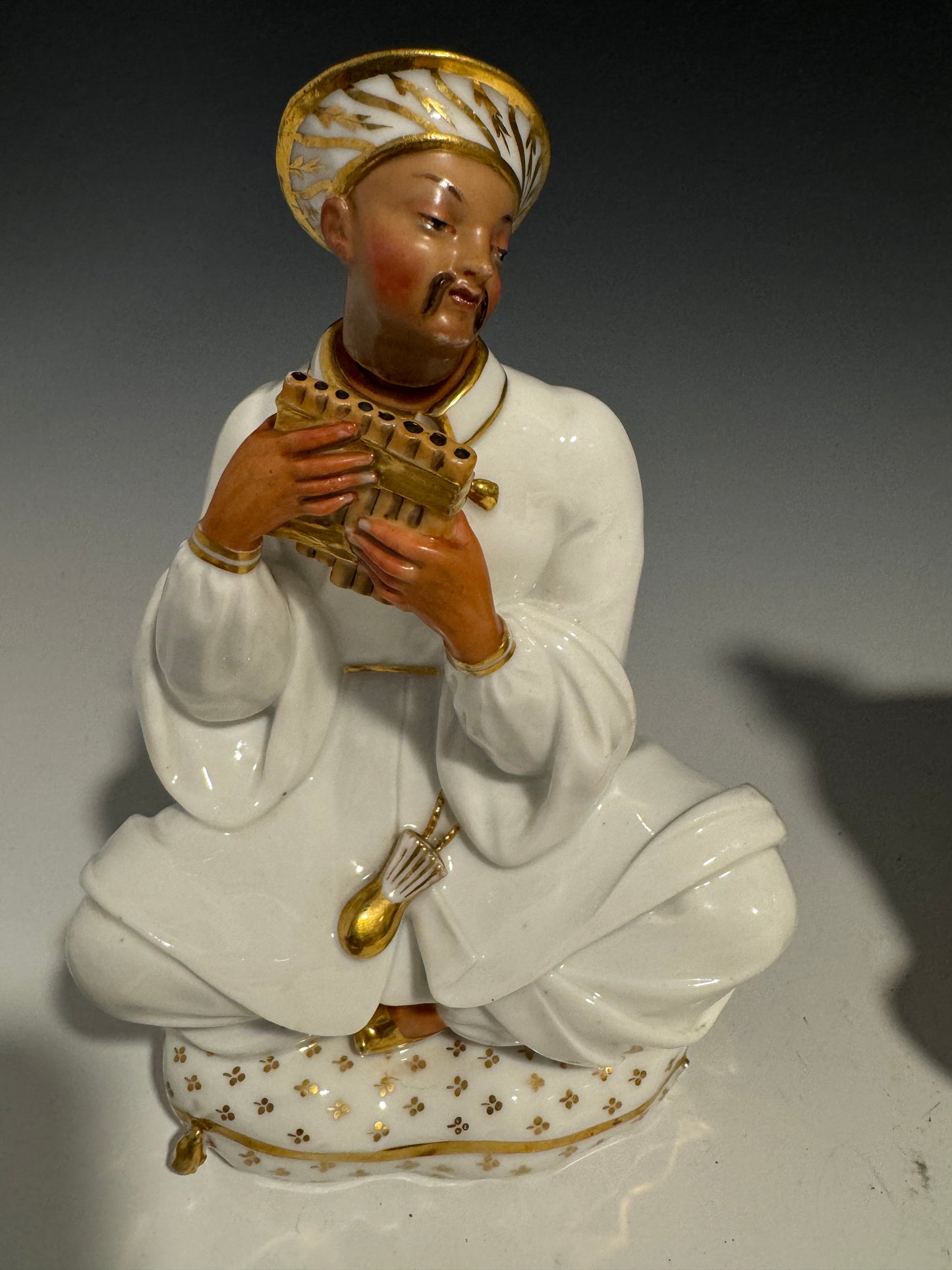 A Pair of Jacob Petit Porcelain Figural Scent Bottles c1840