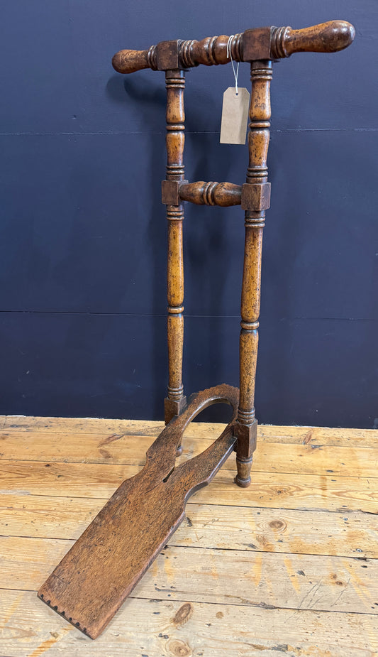 A Large 19th Century Oak Country House Boot Jack c1860