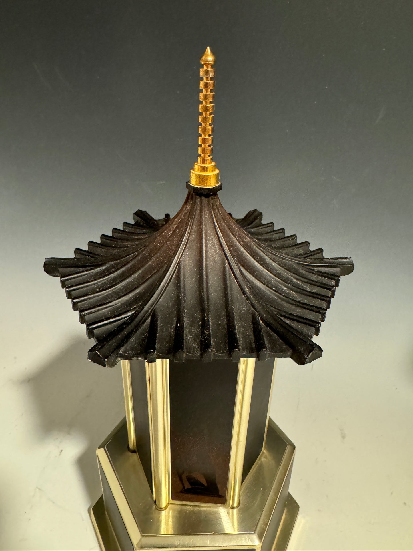 Stunning Rare 1960's Carousel Musical Cigarette / Cigar Dispenser Pagoda