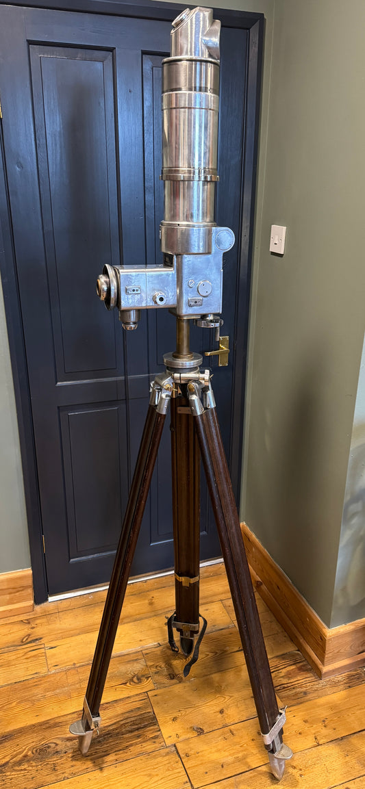 Rare German Military Cold War Steinheil Periscope / Binocular on Tripod & Box