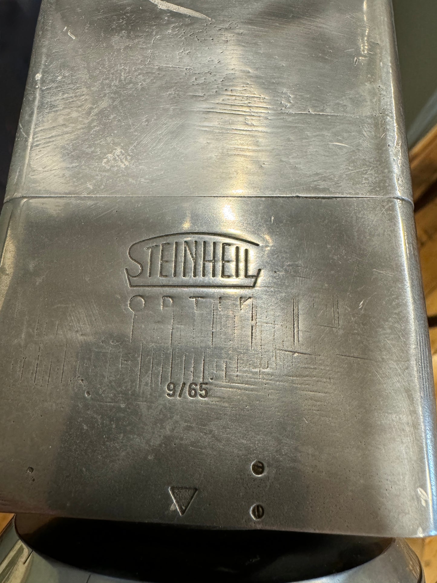 Rare German Military Cold War Steinheil Periscope / Binocular on Tripod & Box